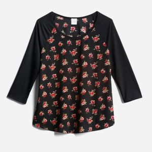 Kaileigh Vernon Mixed Material Top